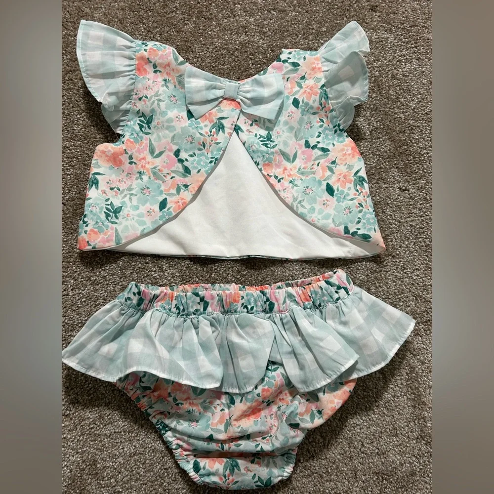 Busy Bee Smocks Girls' 6 Two-Piece Swimsuit‎ bikini